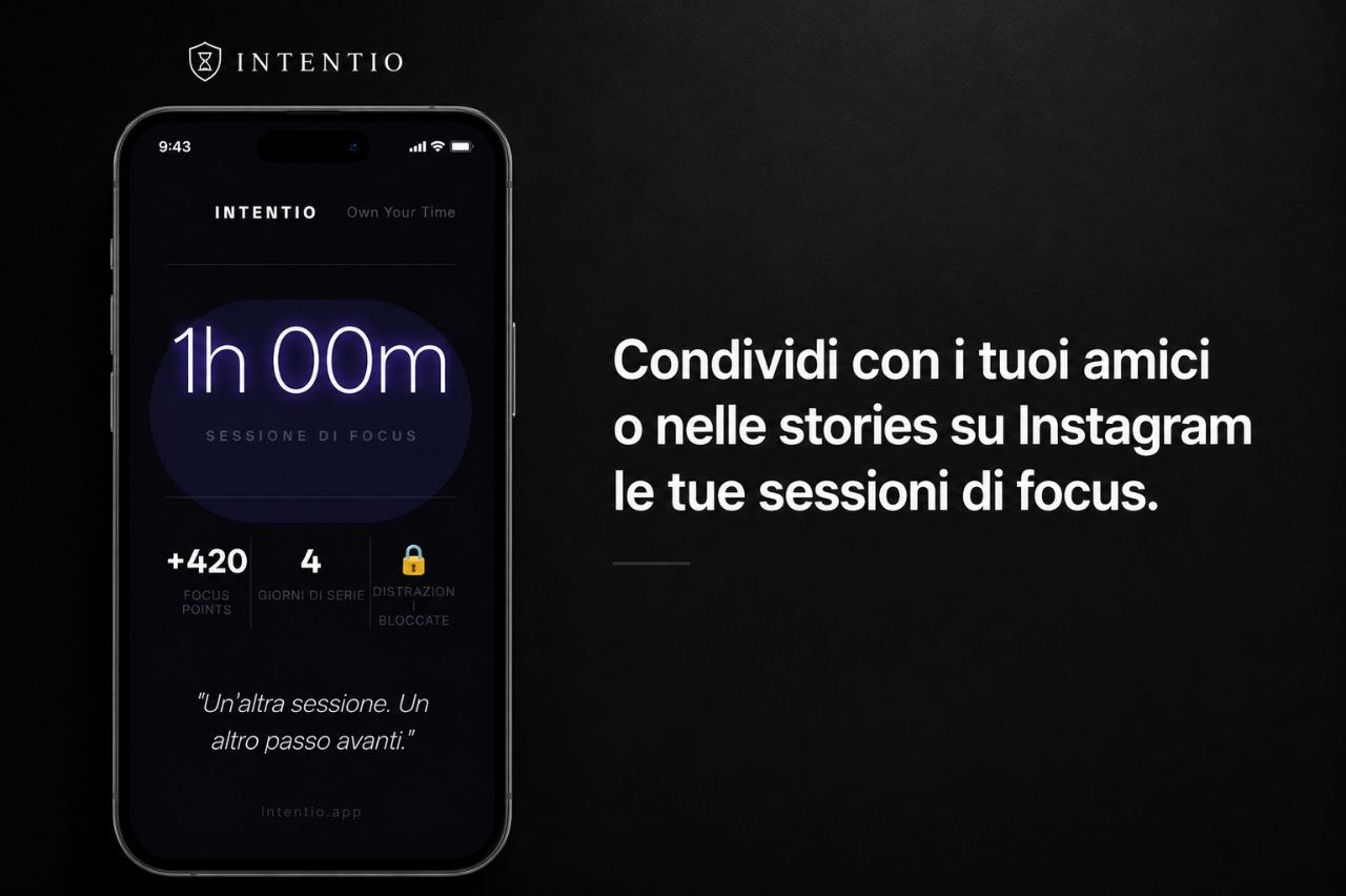 Condividi sessione su Instagram